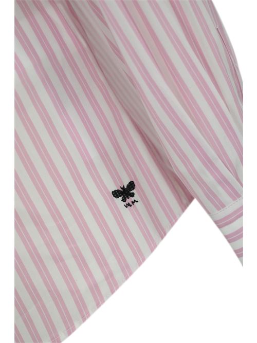 Camicia Bahamas in popeline a righe Bianco/rosa WEEKEND MAX MARA | 2515111081600051